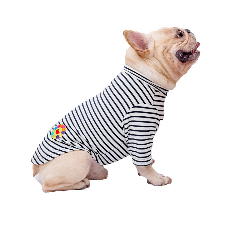 Anti-Lint Base Shirt Cotton Stretch Dog Clothes