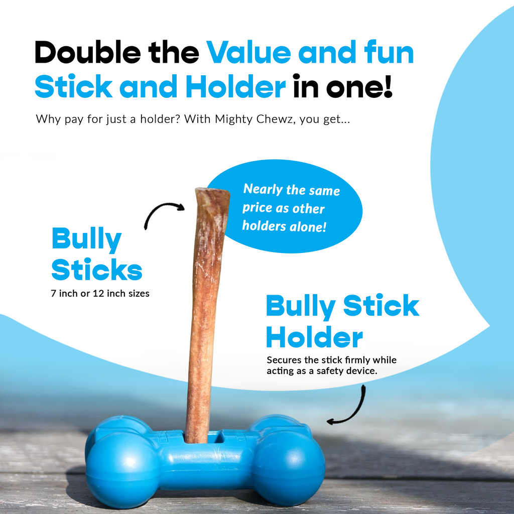 7" Thin Bully Sticks - Bully Bone Included