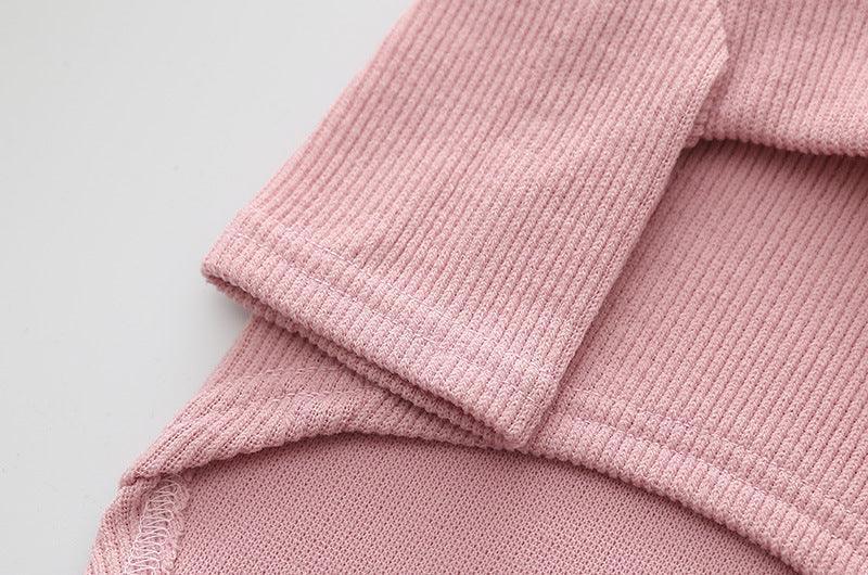 Cozy Canine Knitted Sweater With Bunny Ears